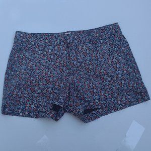 Gap Women Navy Flower Short Shorts Size 6 Woman’s